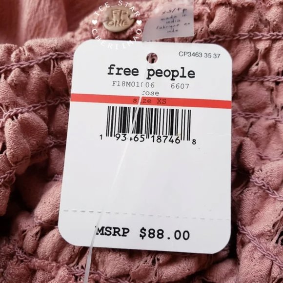 Free People NWT Adella Mini Dress - Picture 9 of 9